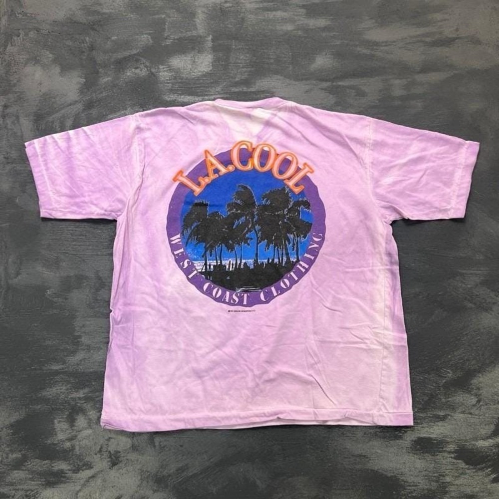 Vintage LA Cool‎ Shirt Mens Large Purple 1990s USA